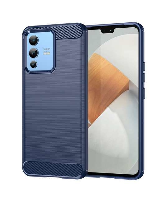Kryt TopQ Vivo V23 5G silikon modrý 72368