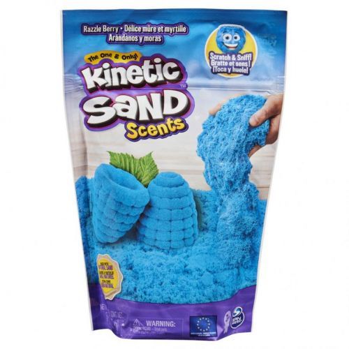 Kinetic sand voňavý tekutý písek ostružina s malinou - Spin Master Monster jam