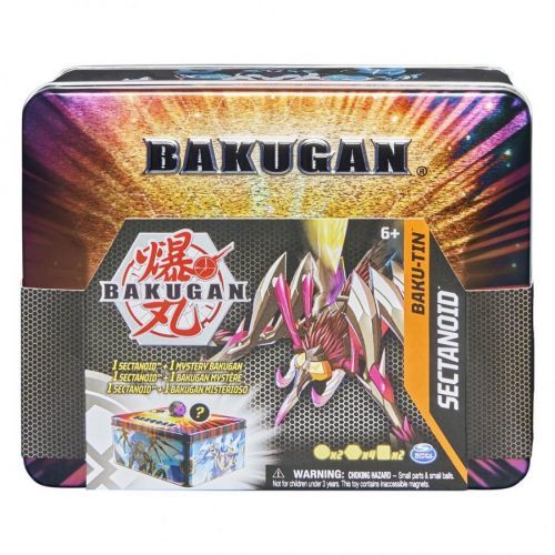 Bakugan plechový box s exkluzivním Bakuganem s4 - Spin Master Cool maker
