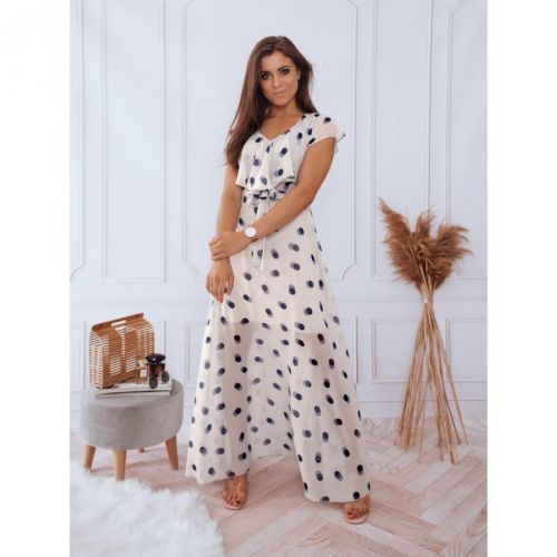 Maxi dress CRESPO light gray Dstreet EY1908