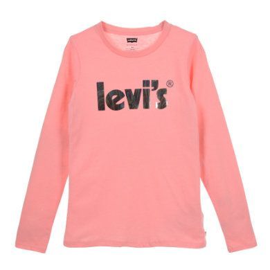 Dětské tričko s dlouhým rukávem Levi's® Peach es n Cream