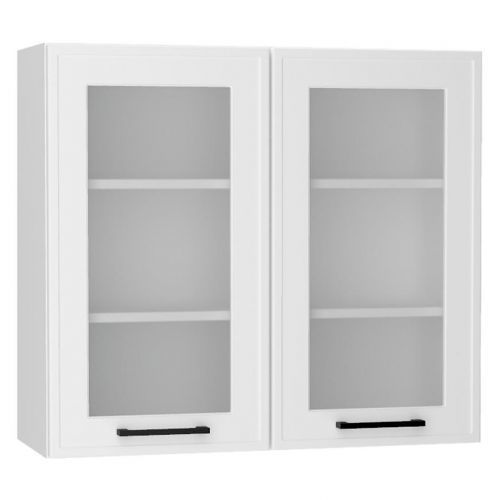 Kuchyňská skříňka Emily ws80 bílý puntík mat