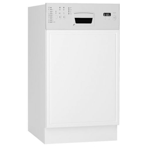 Dvířka pro vestavnou myčku Emily 45po bílý puntík mat