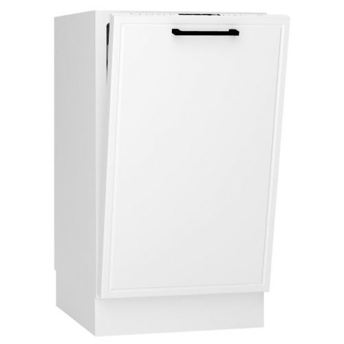 Dvířka pro vestavnou myčku Emily 45pz bílý puntík mat