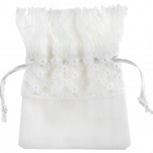 Pytlíčky bavlněné bílé 8 x 10 cm 4ks