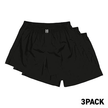 Trenýrky Manny 3pack - black BLACK L