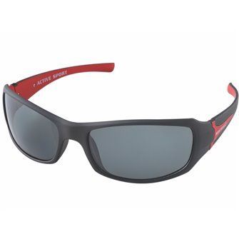 Mistrall brýle polarizační šedé s černočervenými obroučky-MAM6300066