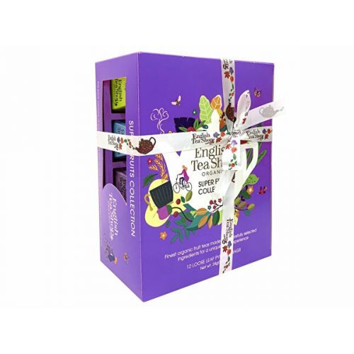English Tea Shop Dárková kolekce Super fruits modrá BIO 12 pyramidek
