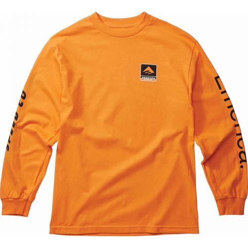 triko EMERICA - Bronson Ls Tee Orange (800) velikost: L