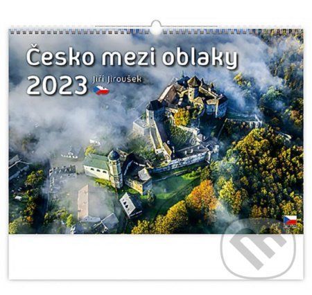 Kalendář nástěnný 2023 - Česko mezi oblaky