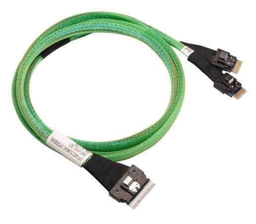 Broadcom LSI internal U.3 cable 1.0 m SlimLine x8 (SFF-8654) to 2x SlimLine x4 (SFF-8654), 05-60004-00