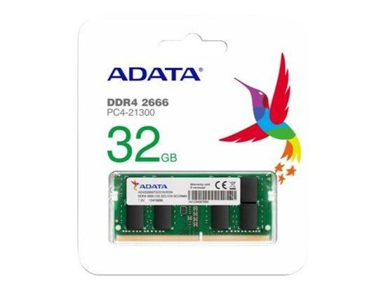 ADATA 4GB DDR4 2666MHz SO-DIMM 19-19-19, AD4S26664G19-SGN