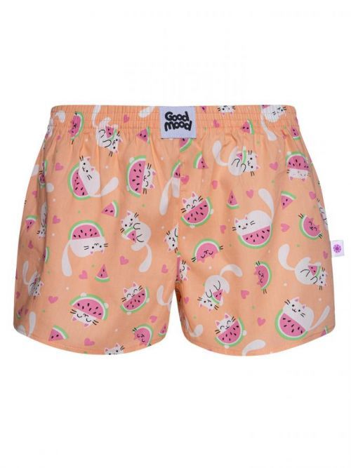 Veselé dámské trenky Dedoles Kočka s melounem (DWLB183) S