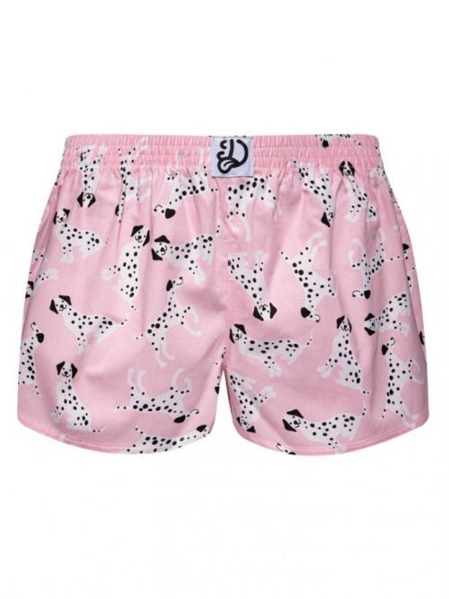 Veselé dámské trenky Dedoles Růžoví dalmatini (DWLB146) L