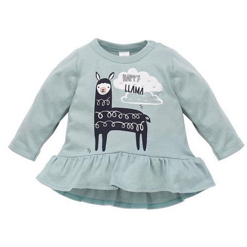 PINOKIO Tunika Happy Llama vel. 68 zelená