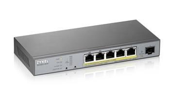 ZYXEL GS1350-6HP 6 Port manged CCTV PoE witch, 60W, 802.3BT