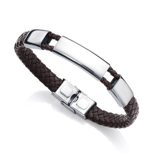 Viceroy Nadčasový kožený náramek Magnum 75293P01011