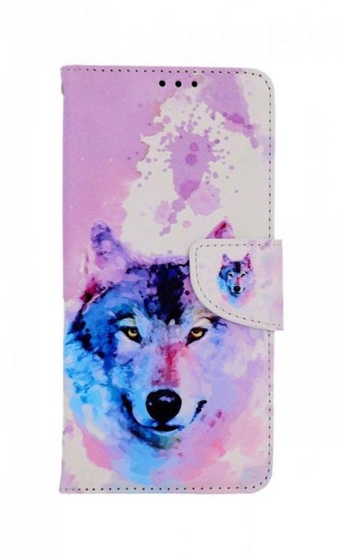 Pouzdro TopQ Samsung A13 knížkové Polární vlk 73506
