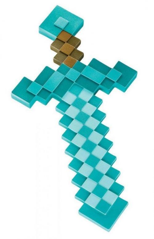 Minecraft replika zbraně 51 cm - Diamantový meč