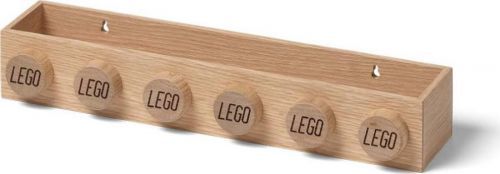 Dětská nástěnná police z dubového dřeva LEGO® Wood