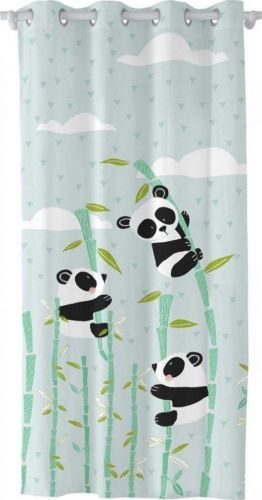 Dětský bavlněný závěs Moshi Moshi Panda Garden, 140 x 265 cm