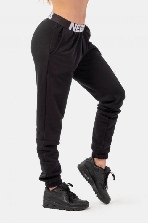 Nebbia Iconic Mid-Waist Sweatpants with elastic “N” waistband XS