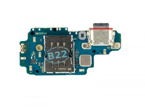 Samsung S908B Galaxy S22 Ultra Deska vč. Dobíjecího Konektoru (Service Pack)