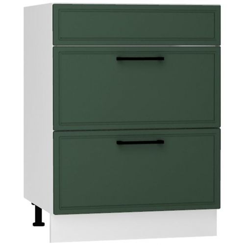 Kuchyňská skříňka Emily d60pc s/2 zasl zelená mat