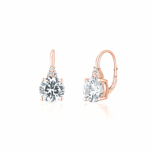 JVD Stříbrné náušnice 925/1000 se zirkonem SVLE1119XH2RO00