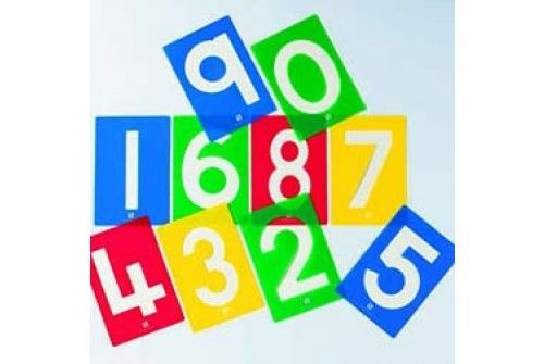 EDX Education Číselné šablony set / Number stencils set