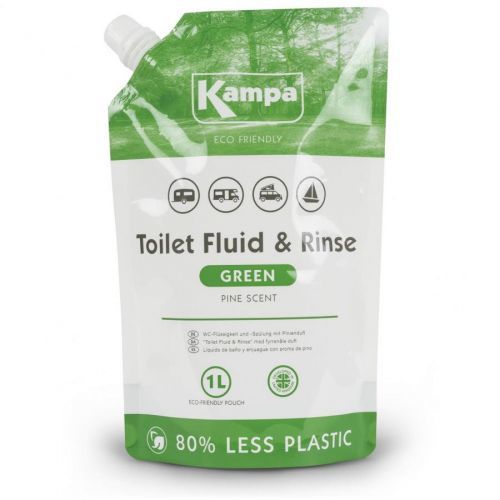 Chemie do WC Kampa Green Toilet Eco 1L Barva: zelená