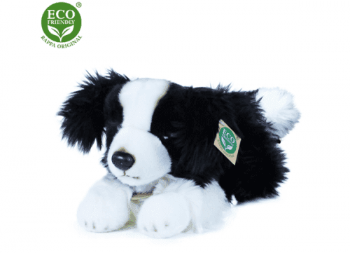 Plyšový pes border kolie 30 cm