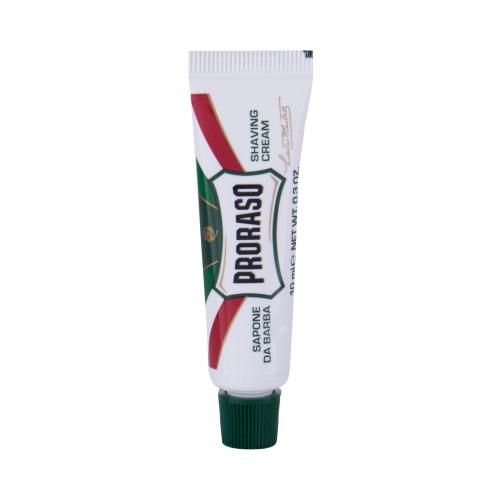 PRORASO Green Shaving Cream 10 ml krém na holení s mentolem a eukalyptem pro muže