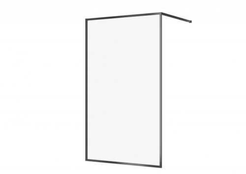 CERSANIT Sprchový kout WALK-IN LARGA ČERNÉ 120X200 TRANSPARENT SKLO S932-140