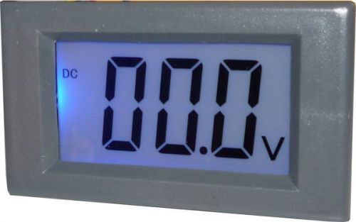 Digitální panelový voltmetr JY-Y85, 100VDC, napájení 6-12VDC