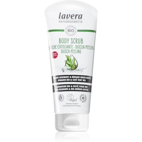 Lavera Bio Rosemary & Bio Green Coffee energizující tělový peeling 200 ml