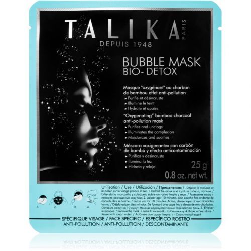 Talika Bubble Mask Bio-Detox detoxikační a čisticí maska na obličej 25 g