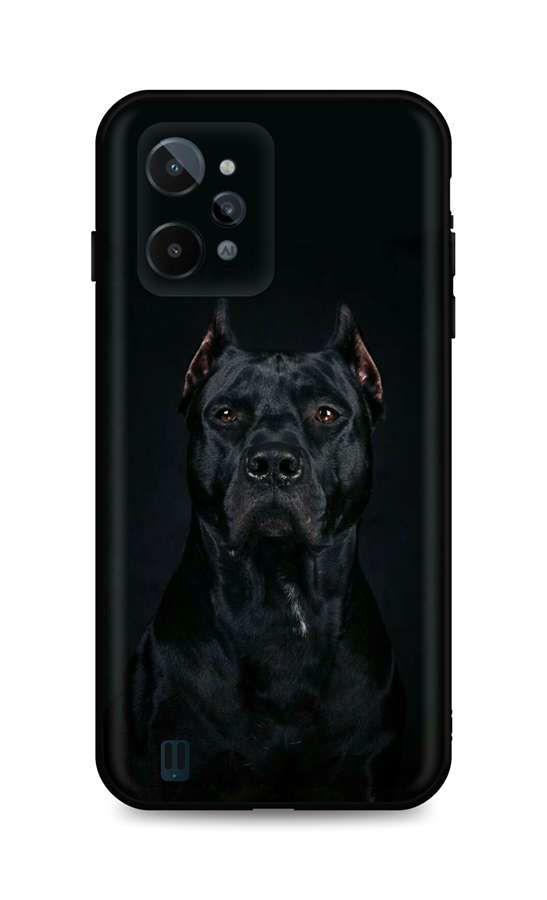 Kryt TopQ Realme C31 silikon Dark Pitbull 74318