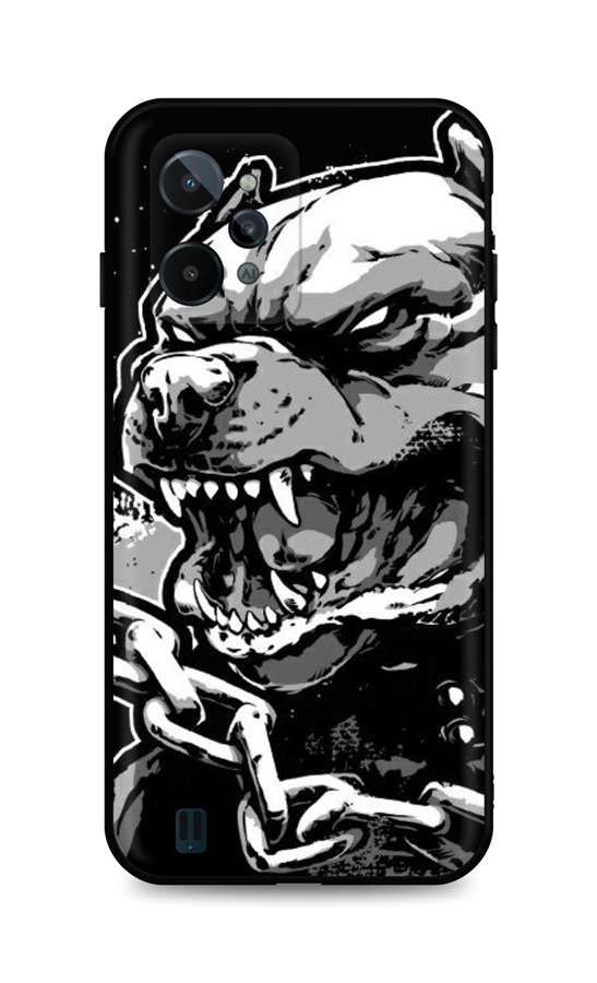 Kryt TopQ Realme C31 silikon Agressive Pitbull 74295