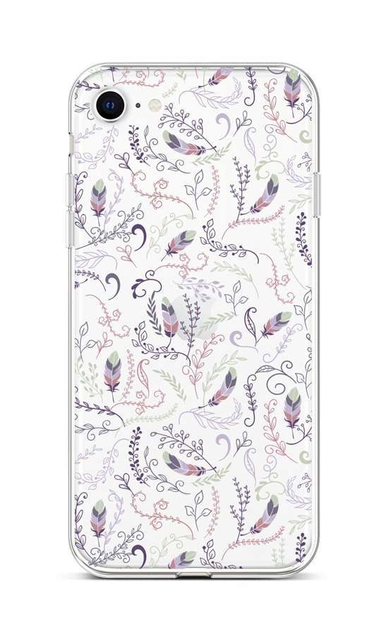 Kryt TopQ iPhone SE 2022 silikon Peříčka 2 74036