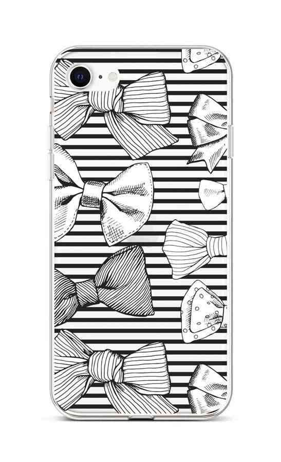 Kryt TopQ iPhone SE 2022 silikon Mašličky 74006