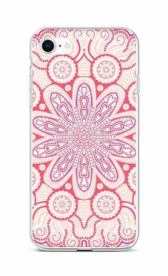 Kryt TopQ iPhone SE 2022 silikon Romantic Mandala 74002