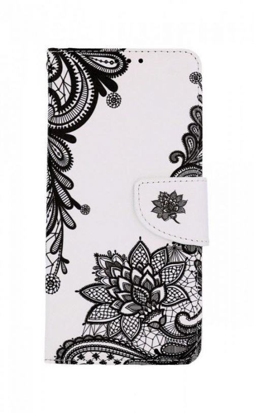 Pouzdro TopQ Samsung A13 knížkové Vzor krajky 73442