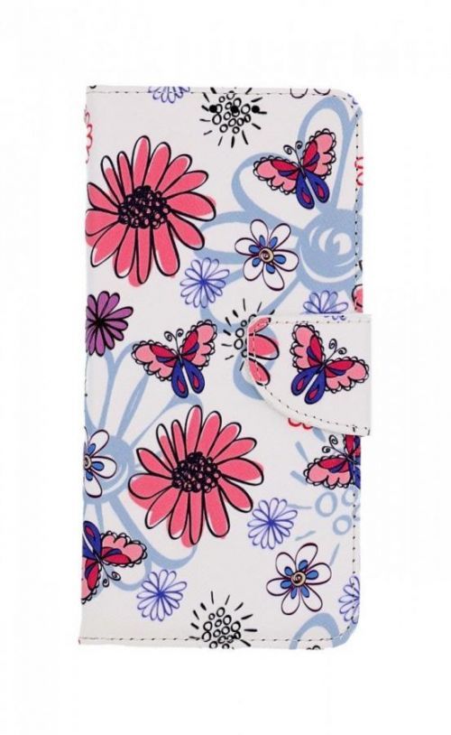 Pouzdro TopQ Samsung A13 knížkové Flowers 73431