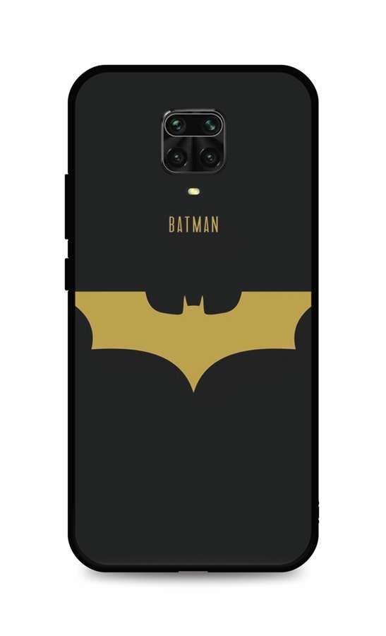 Kryt TopQ LUXURY Xiaomi Redmi Note 9 Pro pevný Gold Batman 52569