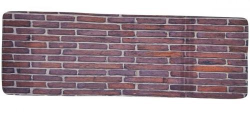 Apextextil koberce Protiskluzová 3D předložka Cihly - 60x180 cm Červená