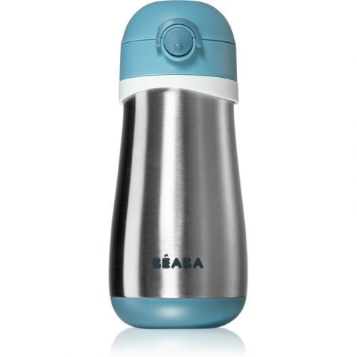 Beaba Stainless Steel Bottle With Handle termohrnek Windy Blue 350 ml
