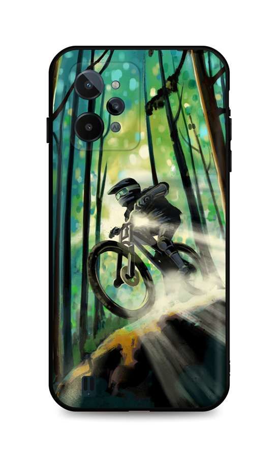 Kryt TopQ Realme C31 silikon Mountain Bike 74303