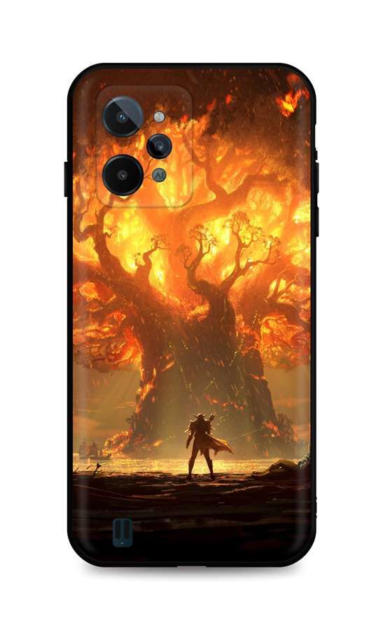 Kryt TopQ Realme C31 silikon Warcraft 74312