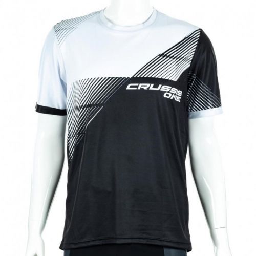 Crussis pánské sportovní triko ONE černá/bílá - S